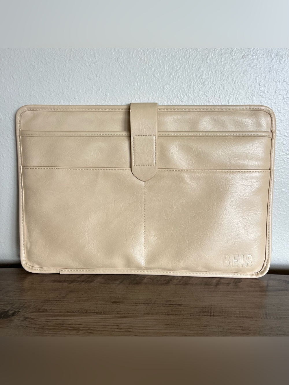 BEIS Beige Laptop Sleeve Case Protective Travel Cover Padded Pouch Minimalist